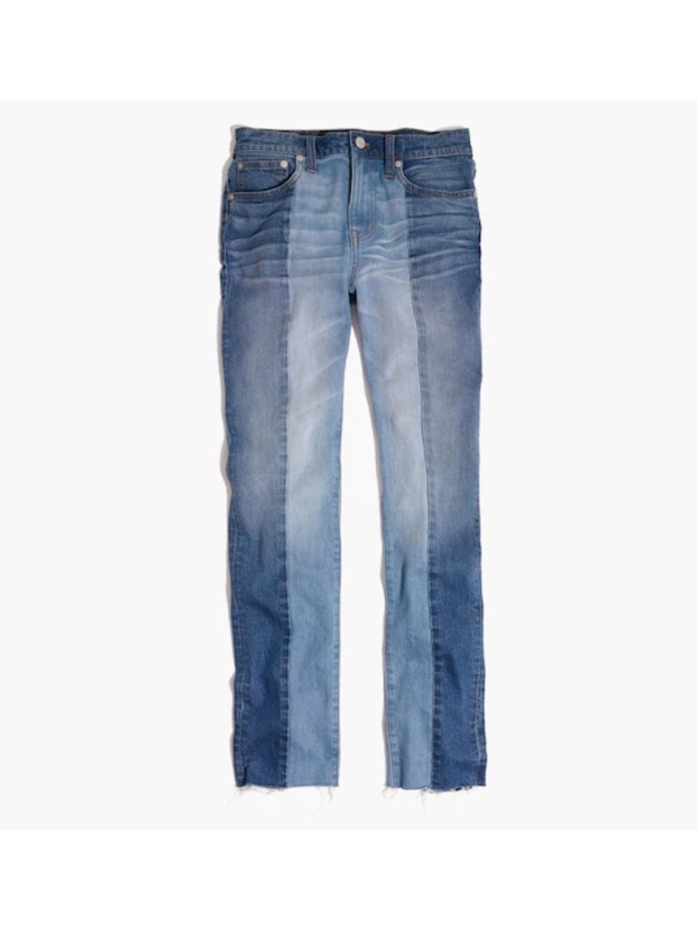 Madewell Cruiser Straight Crop Jeans: Two-Tone Jessa Wash Edition